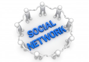 Social network people circle - Concepts collection
